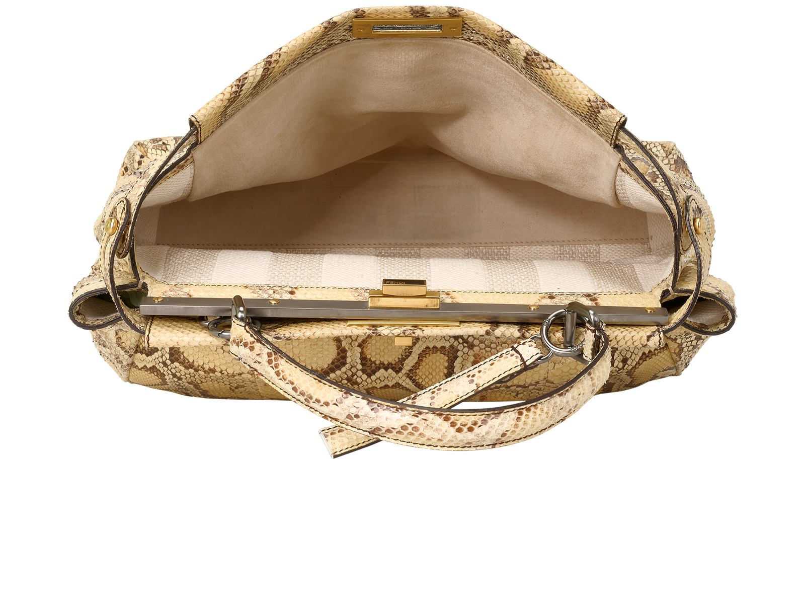 Large Peekaboo, &pound;2,100, Handbags, Brown/Yellow, Leather, Other view